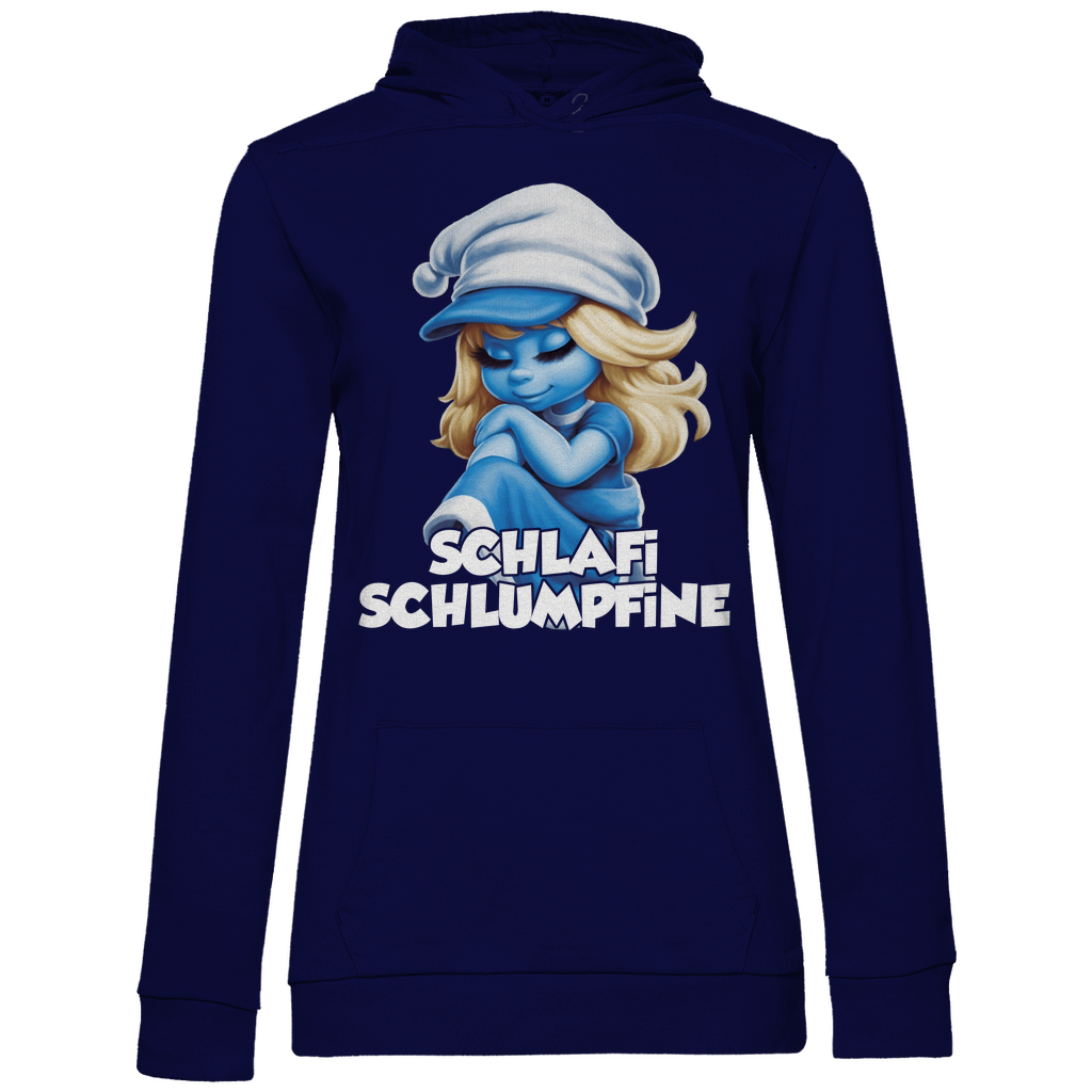 Schlafi Schlumpfine Grafik - Damen Hoodie