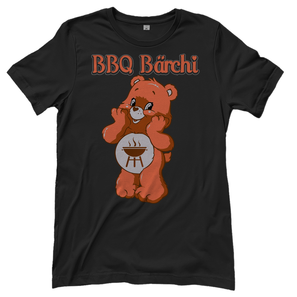 BBQ Bärchi - Glücksbärchi - Damenshirt Black