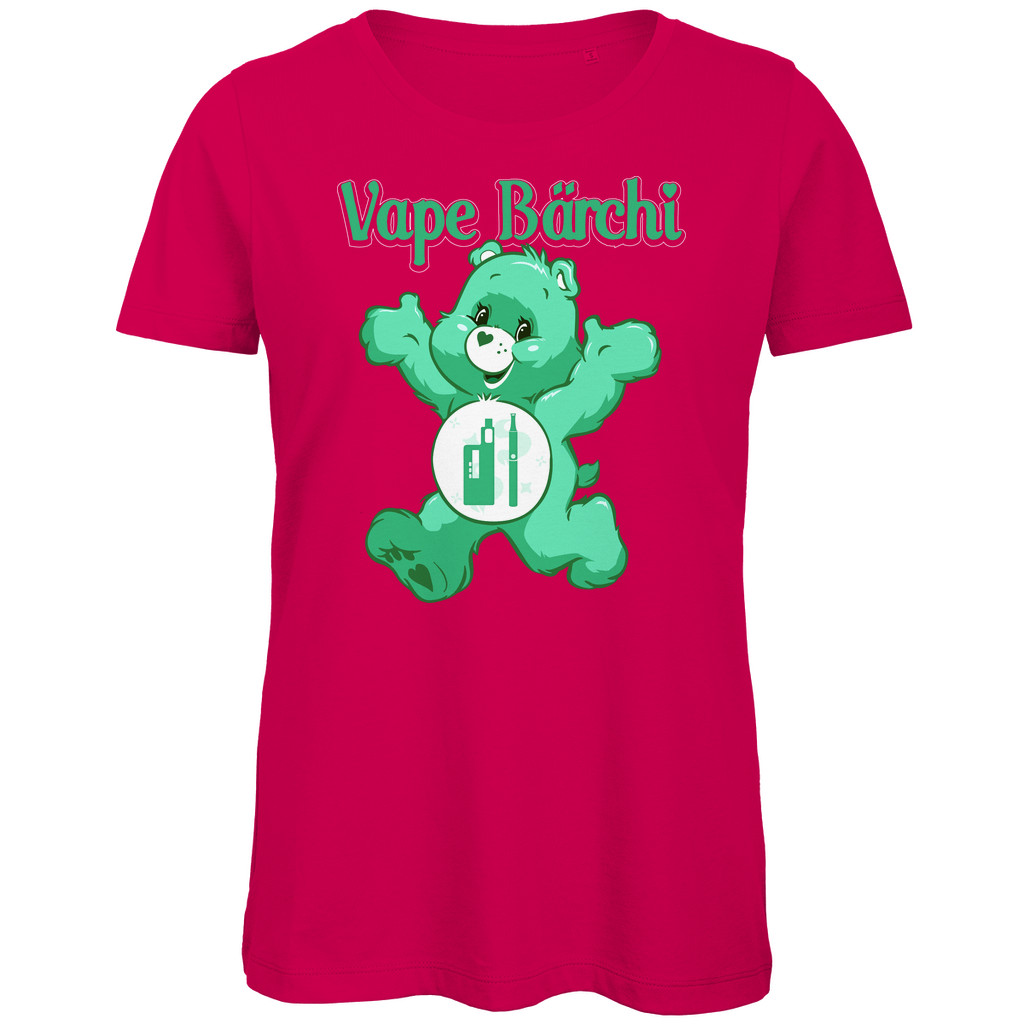 Vape Bärchi - Glücksbärchi - Damen Premium Bio T-Shirt Fuchsia