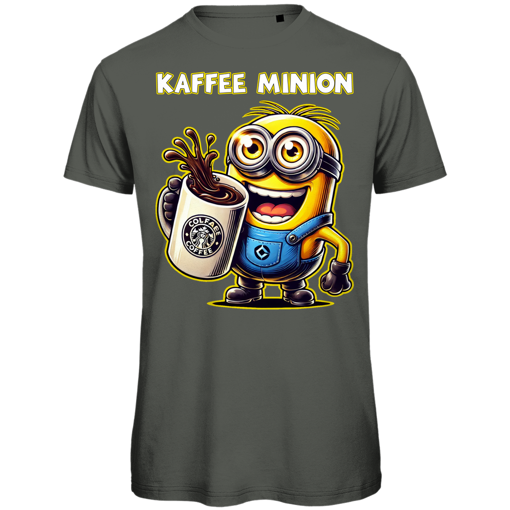 Kaffee Minion - Herren Premium Bio T-Shirt