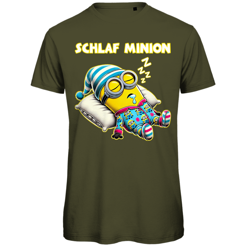 Schlaf Minion - Herren Premium Bio T-Shirt