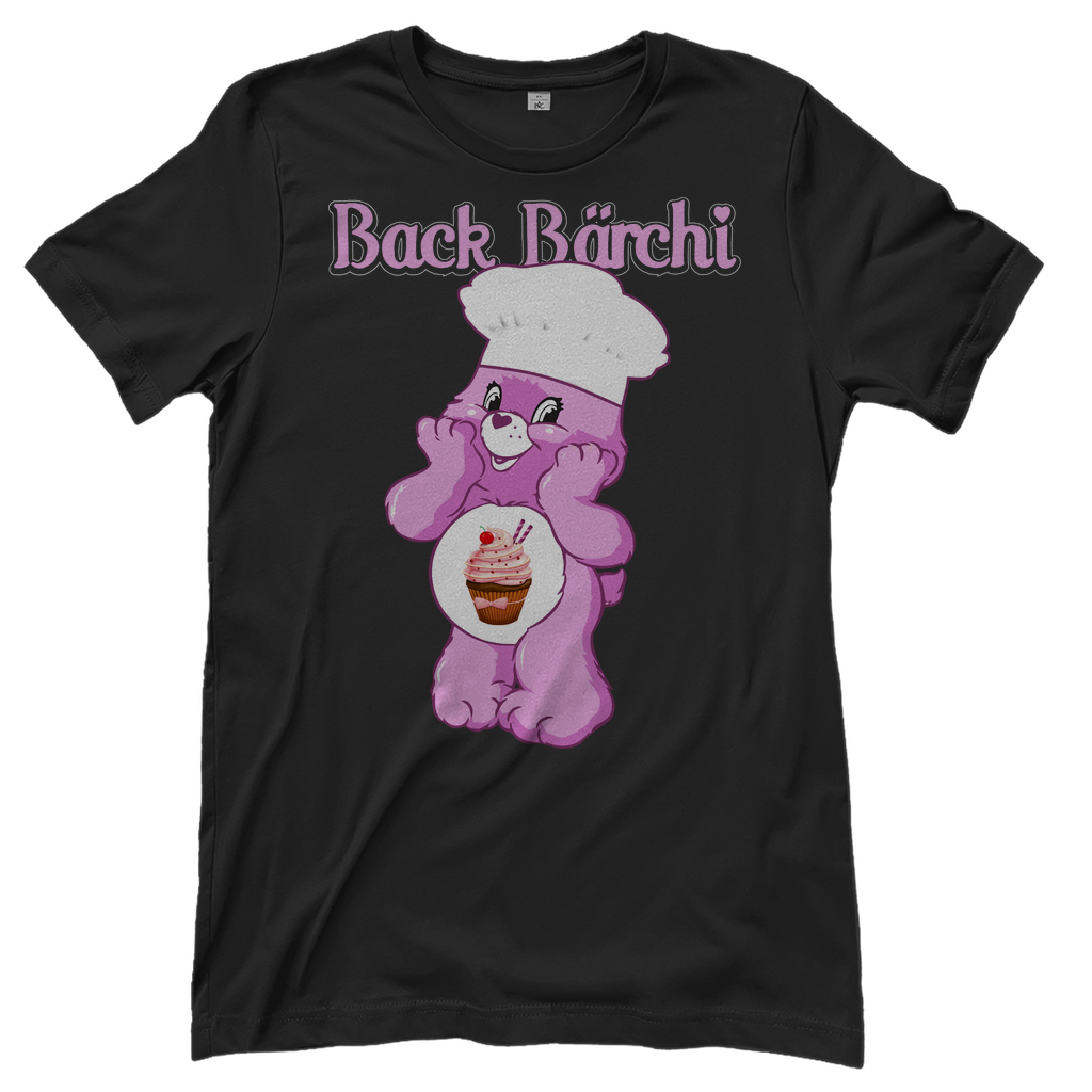 Back Bärchi - Glücksbärchi - Damenshirt Black