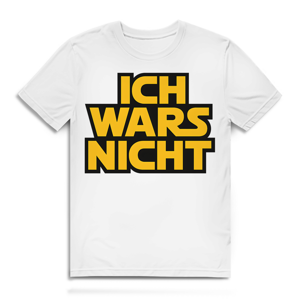 Ich Wars Nicht - Herren Premium Bio T-Shirt White