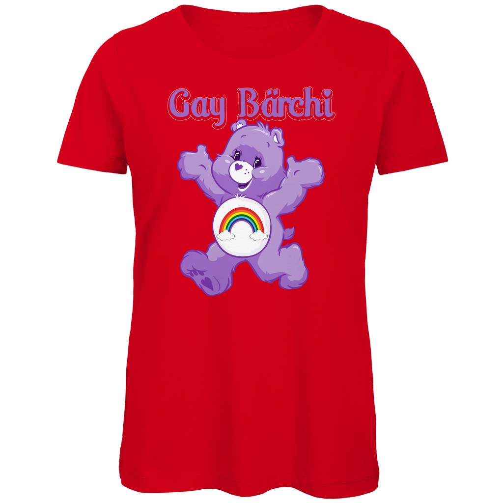 Gay Bärchi - Glücksbärchi - Damen Premium Bio T-Shirt Red