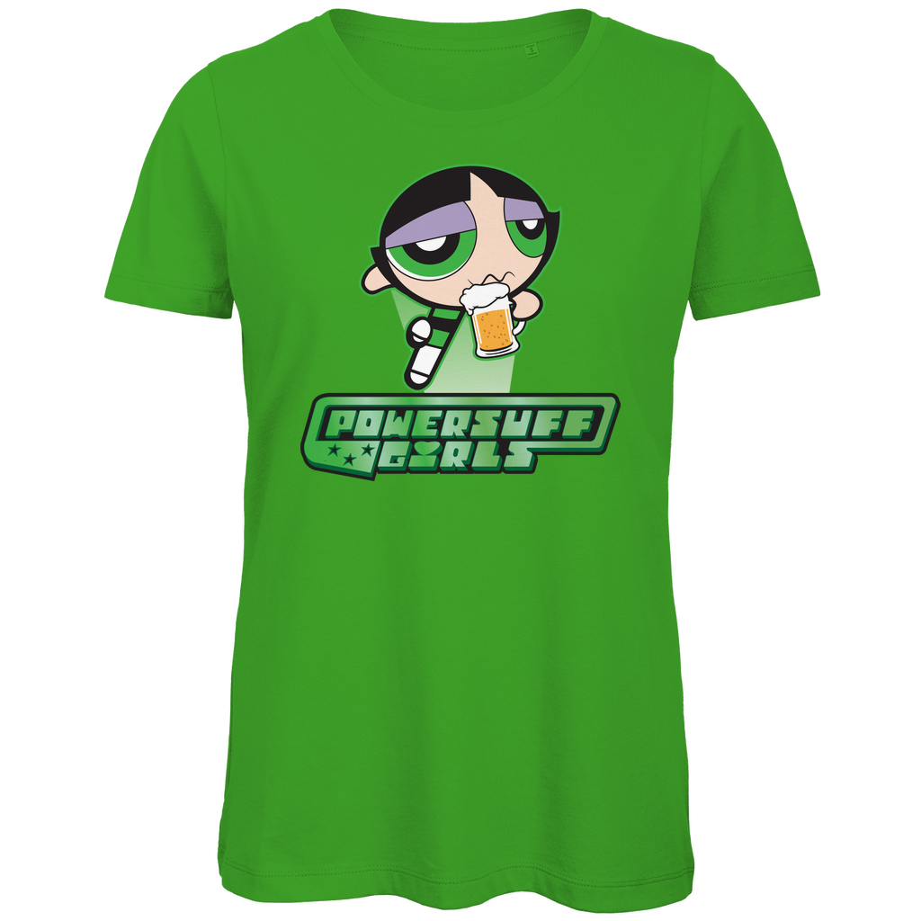 Buttercup Powersuff Powerpuff Girls - Damen Premium Bio T-Shirt Real Green