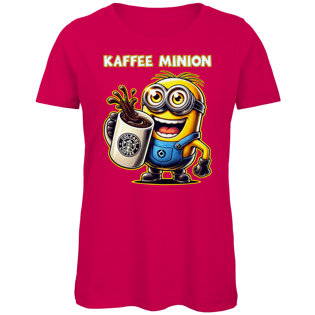 Kaffee Minion - Damen Premium Bio T-Shirt
