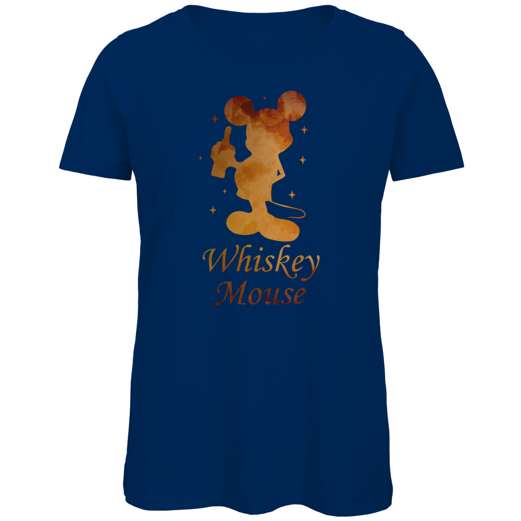 Mond Prinzessin - Whiskey Mouse - Damen Premium Bio T-Shirt Navy