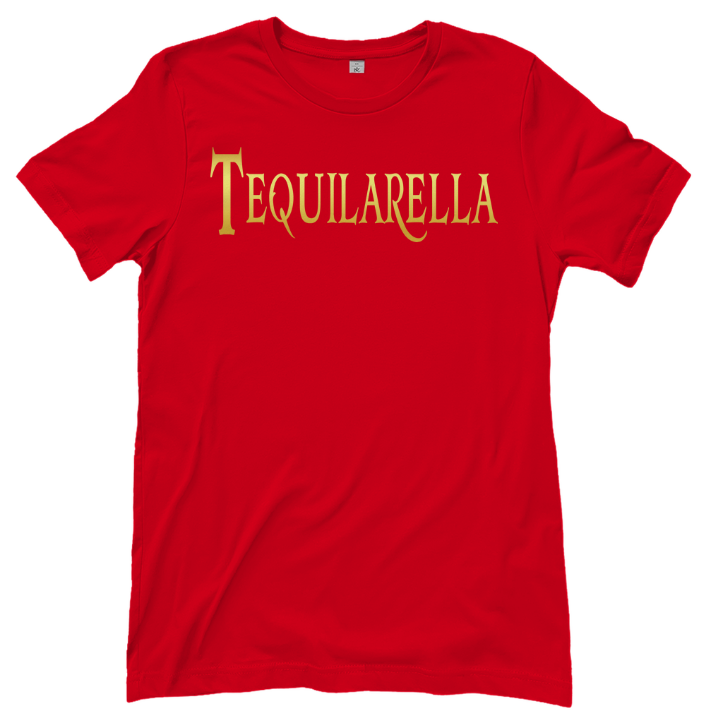 Tequilarella - Prinzessin Gold - Damenshirt Red