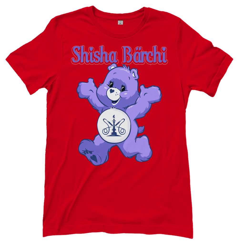 Shisha Bärchi - Glücksbärchi - Damenshirt Red