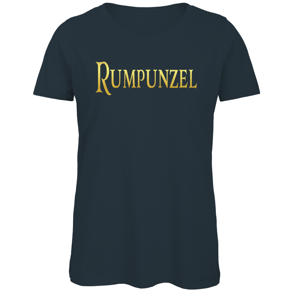 Rumpunzel - Prinzessin Gold - Damen Premium Bio T-Shirt Dark Grey