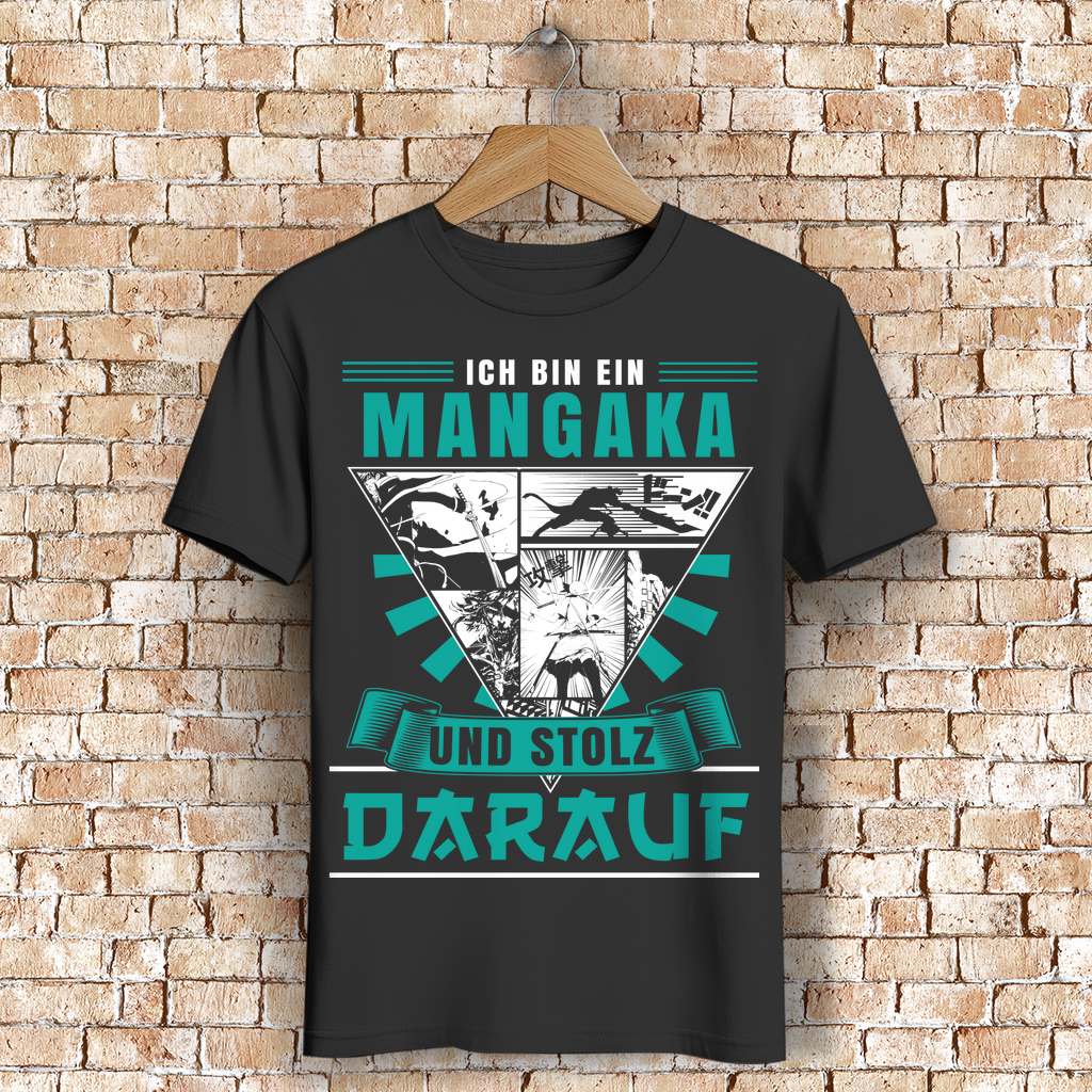 Ich bin Mangaka Shirt – Anime Manga Zeichner Spruch für Künstler und Otakus