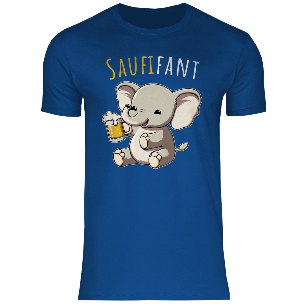 Saufifant - Herren Shirt Royal Blue