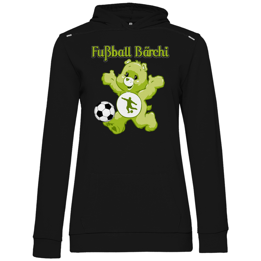 Fußball Bärchi - Glücksbärchi - Damen Hoodie Black