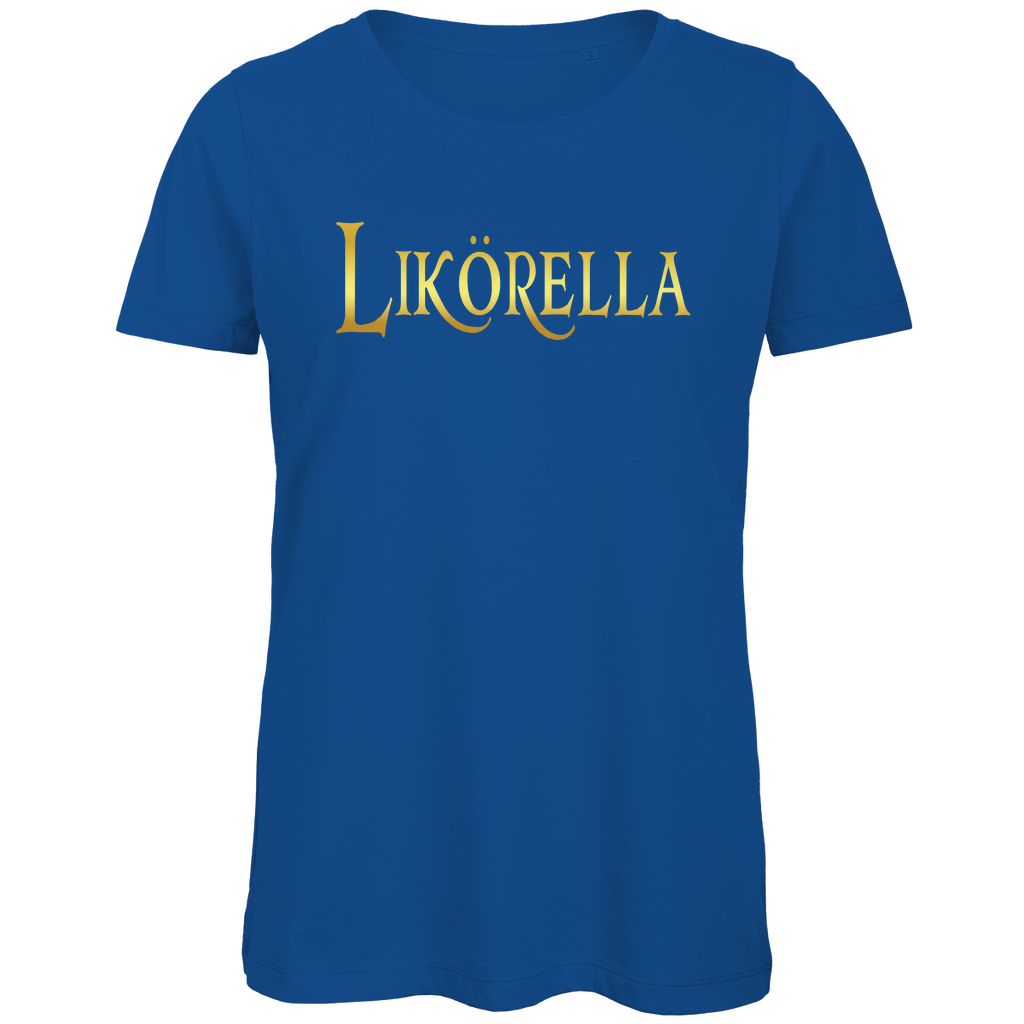 Likörella - Prinzessin Gold - Damen Premium Bio T-Shirt Royal Blue