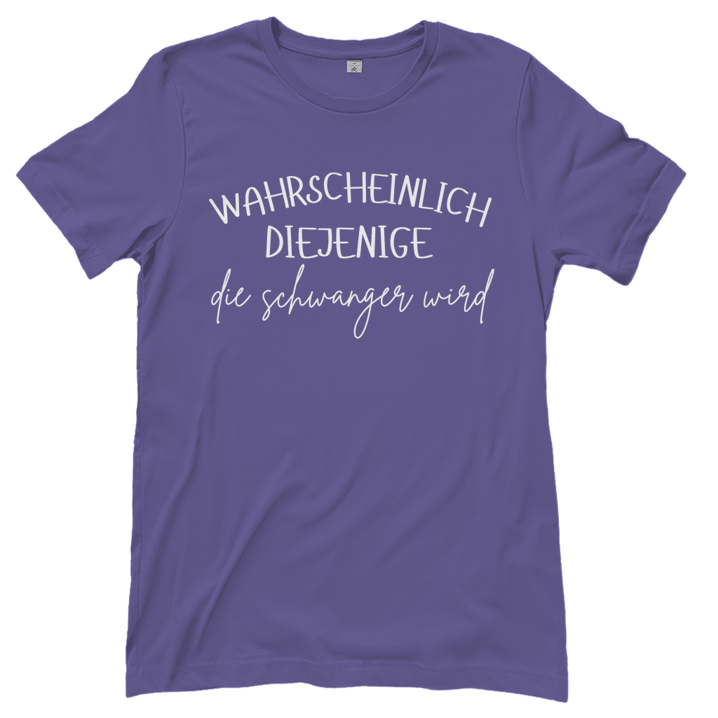 Wahrscheinlich diejenige Partnerlook - Die schwanger wird - Damenshirt Millennial Lilac