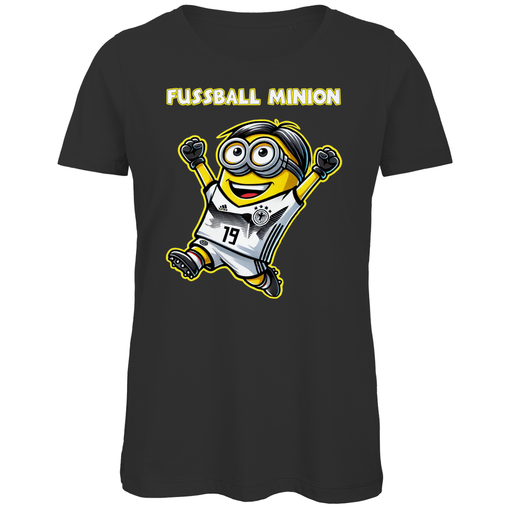 Fussball Minion - Damen Premium Bio T-Shirt