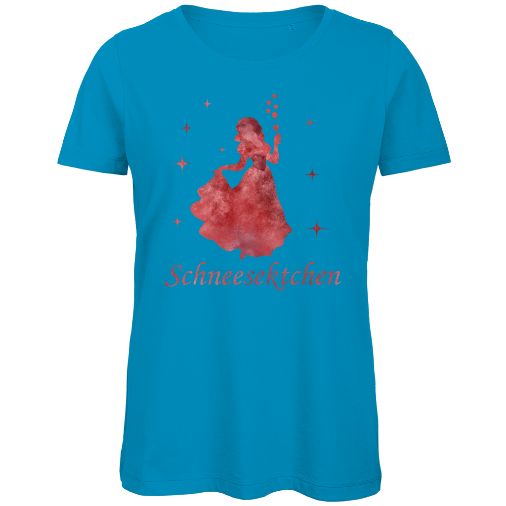 Schneesektchen - Prinzessin Aquarell - Damen Premium Bio T-Shirt Atoll