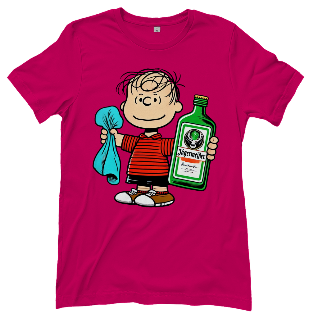 Linus van Pelt mit Jäger - Die Peanuts - Damenshirt