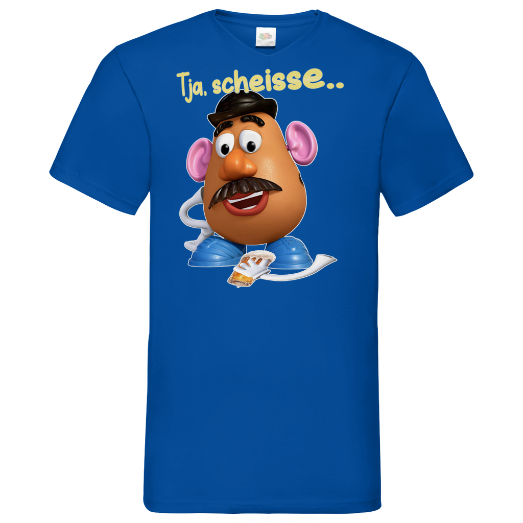 Tja, scheisse - Charlie Naseweis Toy Story - Herren V-Neck Shirt Royal Blue