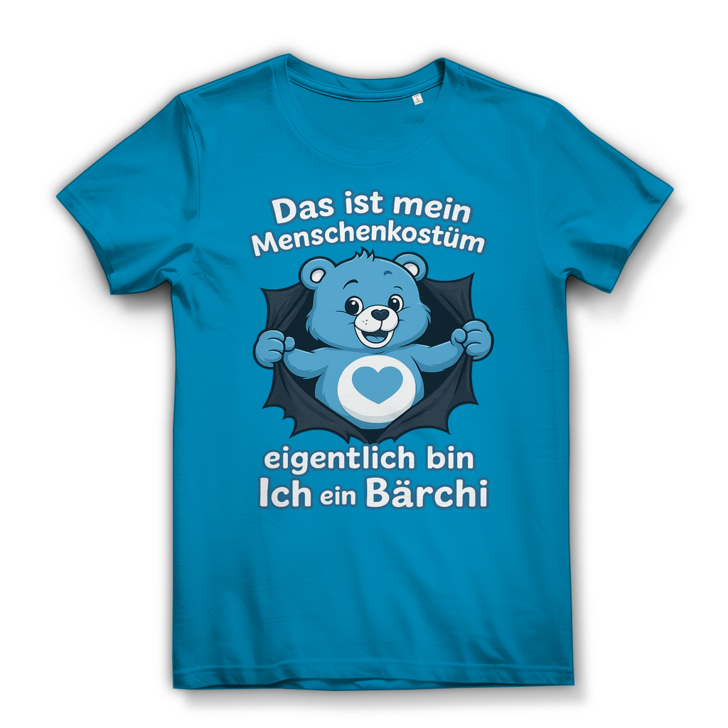 Damen Premium Bio T-Shirt Menschenkostüm eigentlich bin ich ein Bärchi