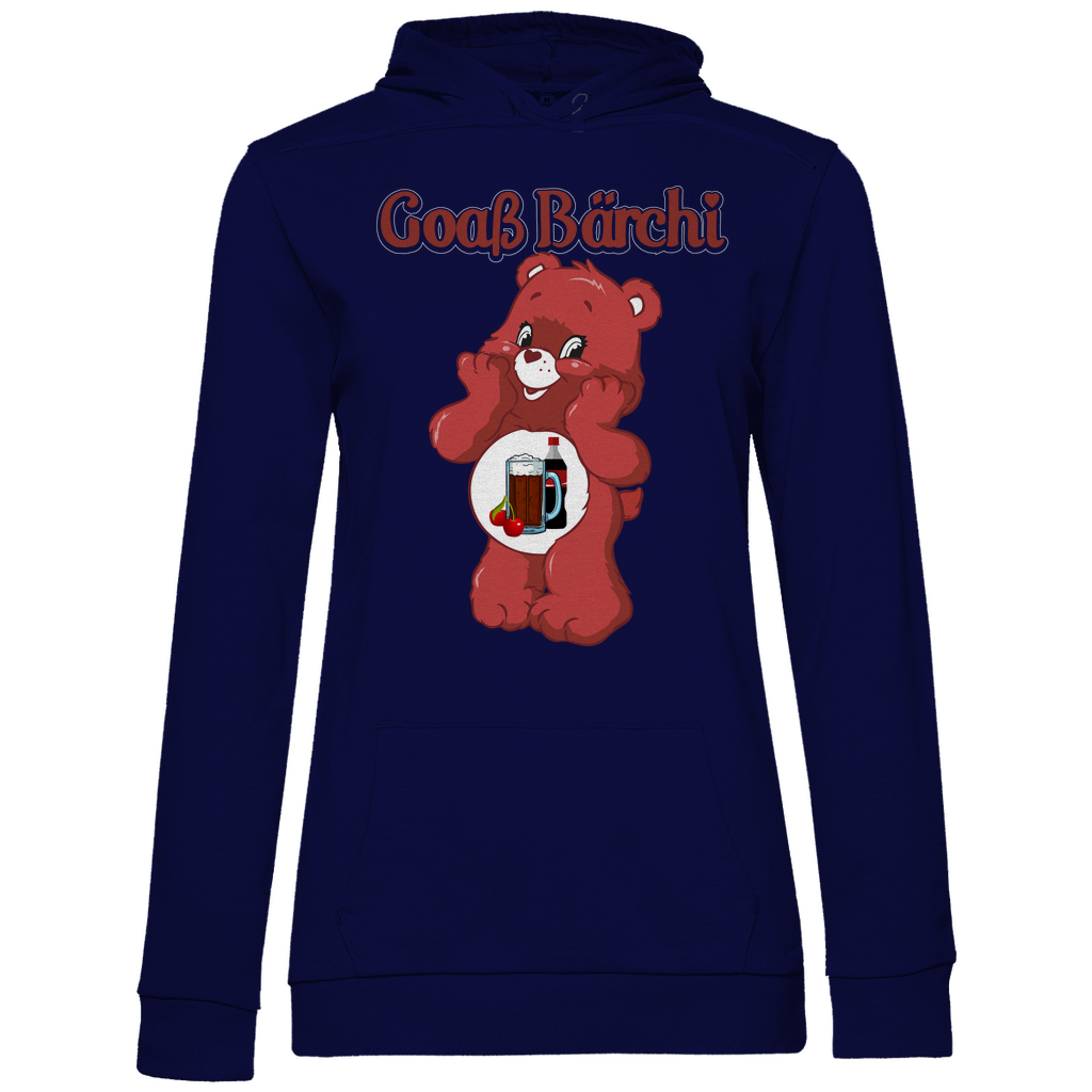 Goaß Bärchi - Glücksbärchi - Damen Hoodie Navy Blue