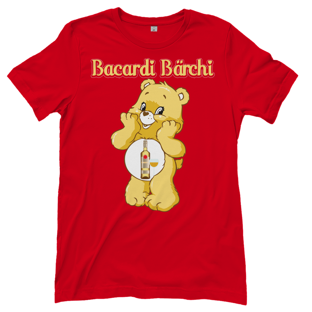 Bacardi Bärchi - Glücksbärchi - Damenshirt Red