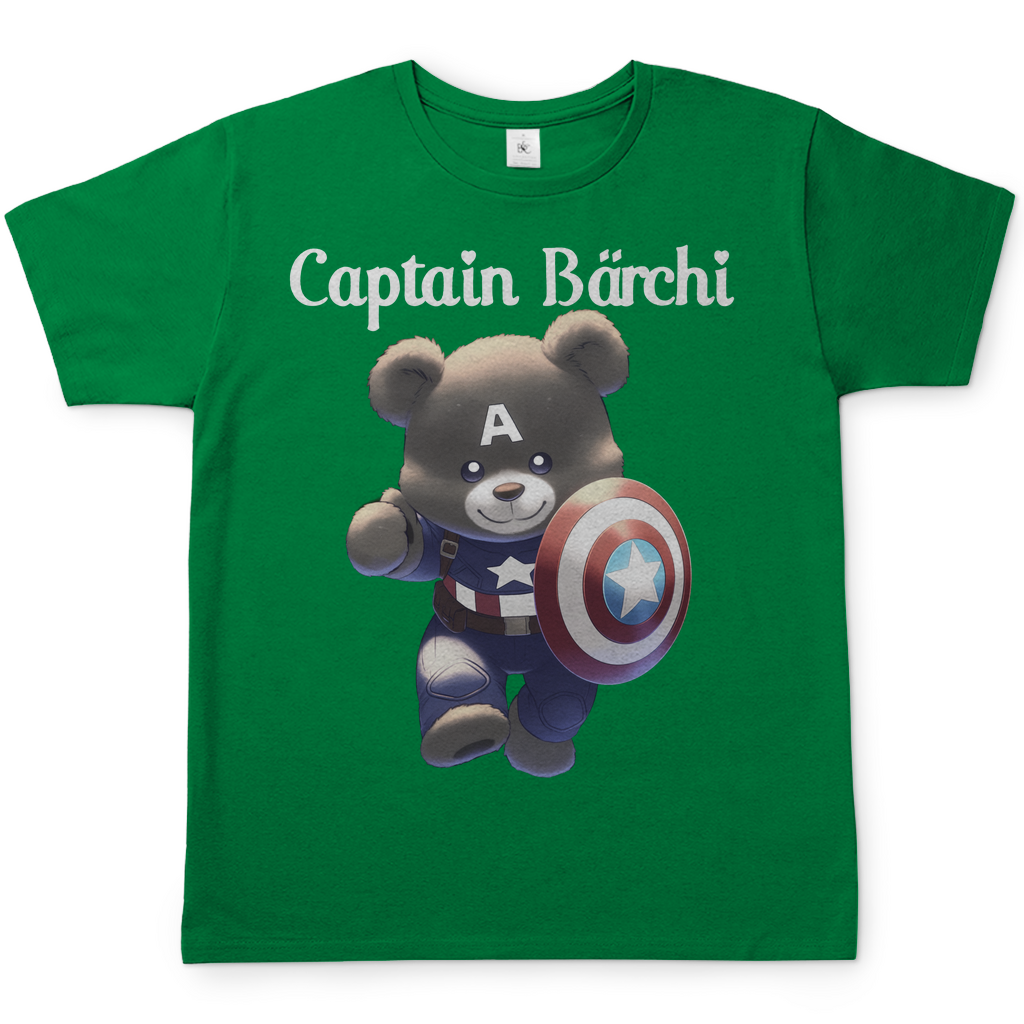 Captain Bärchi - Glücksbärchi - Herren Shirt Kelly Green