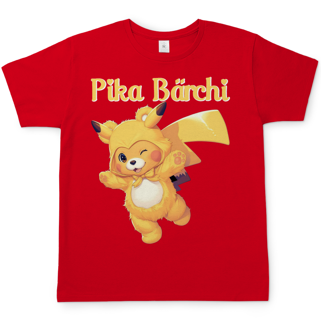 Pika Bärchi - Glücksbärchi - Herren Shirt Red