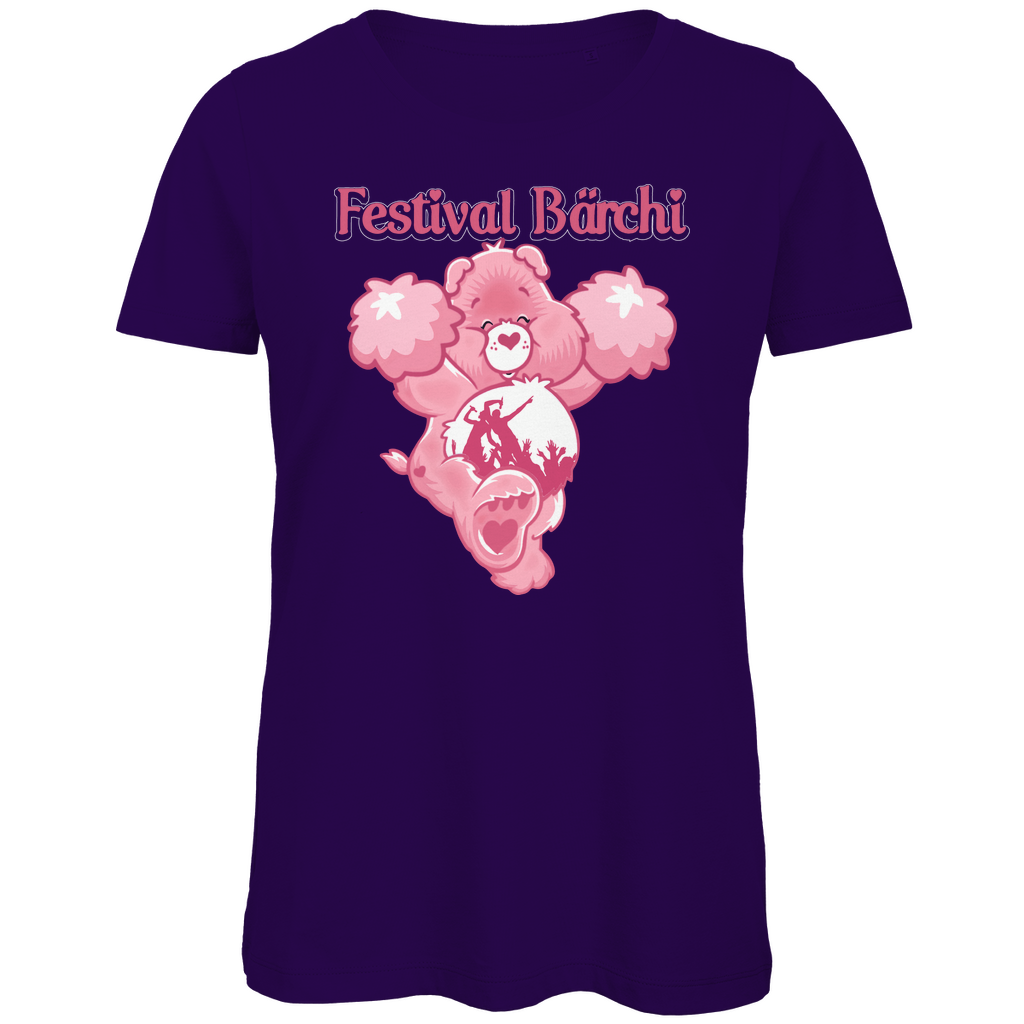 Festival Bärchi - Glücksbärchi - Damen Premium Bio T-Shirt Urban Purple