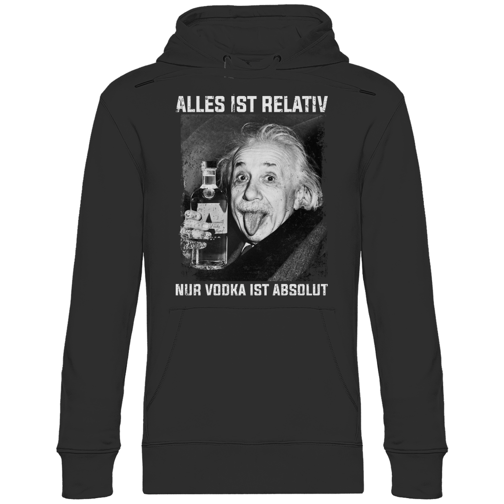Alles ist relativ nur Vodka ist absolut - Unisex Hoodie Black