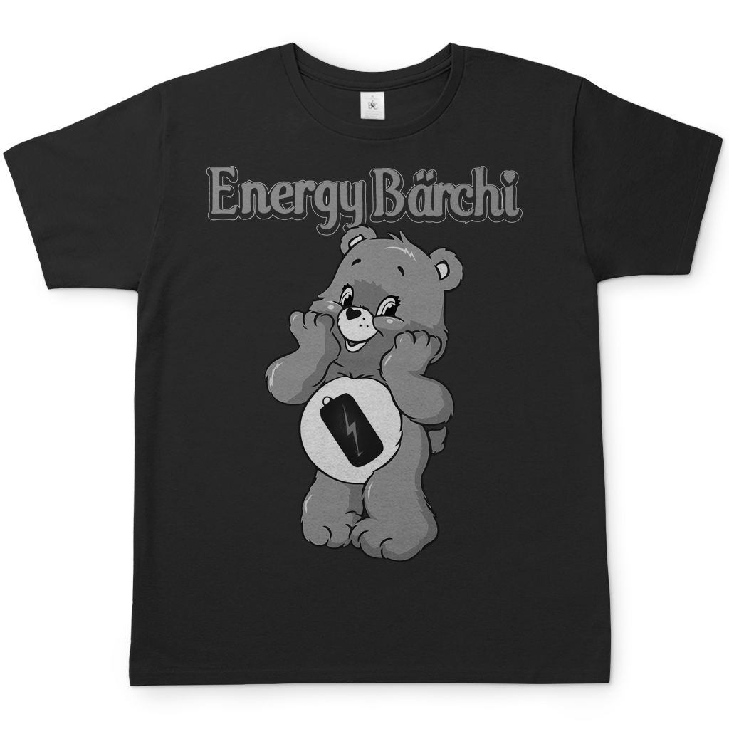 Energy Bärchi - Glücksbärchi - Herren Shirt Black