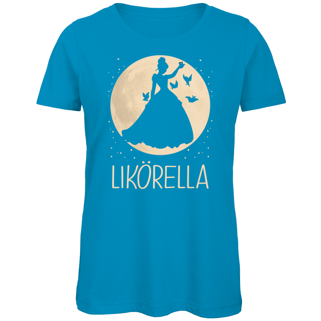Mond Prinzessin - Likörella - Damen Premium Bio T-Shirt Atoll