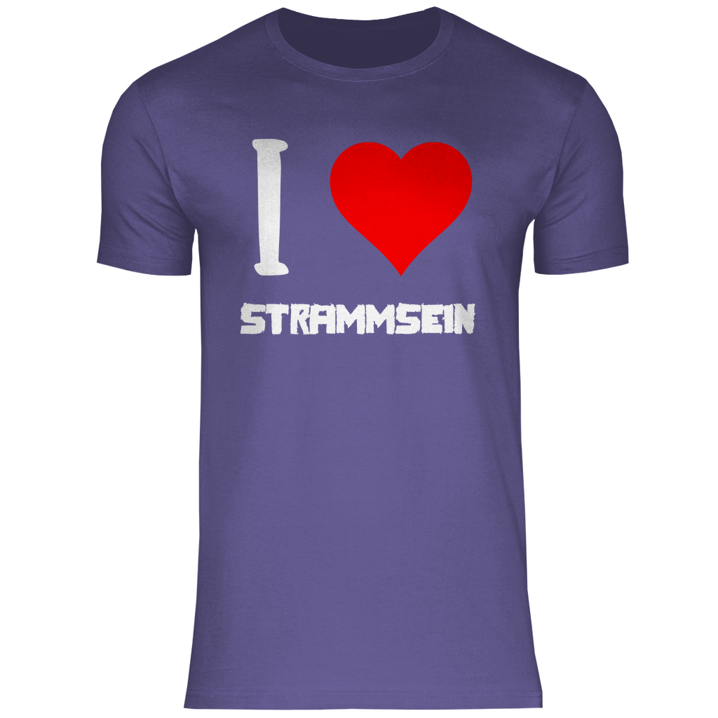 I love Strammsein - Herren Shirt Millennial Lilac