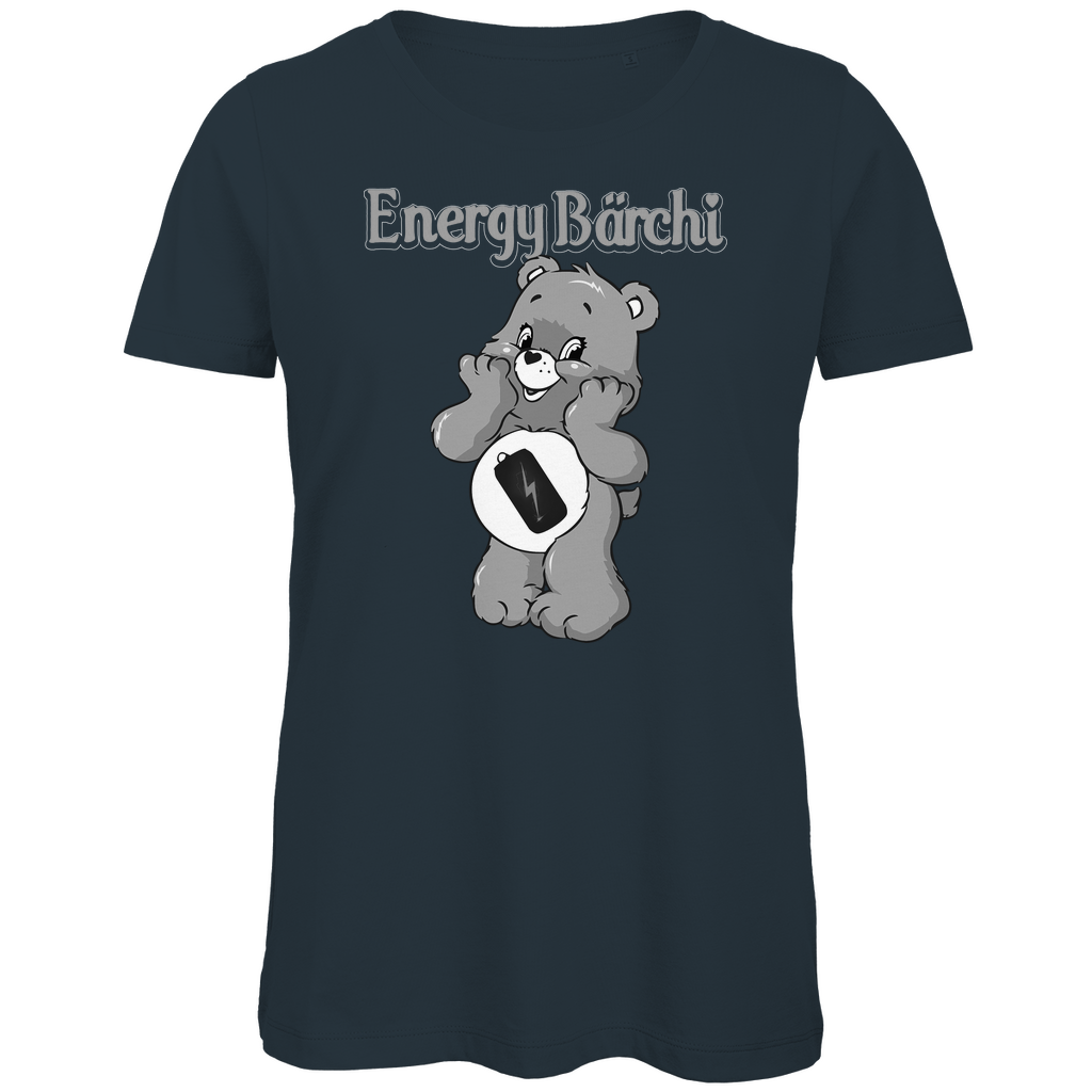 Energy Bärchi - Glücksbärchi - Damen Premium Bio T-Shirt Dark Grey