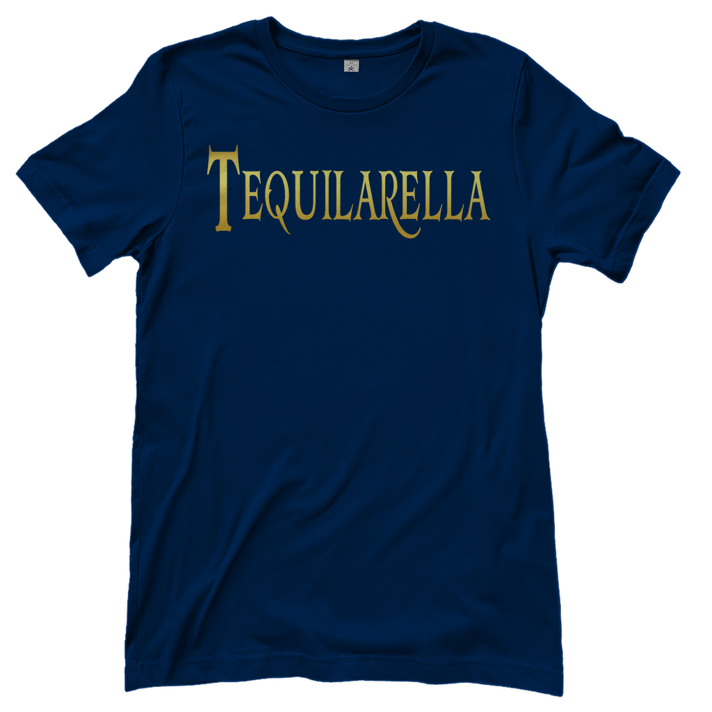 Tequilarella - Prinzessin Gold - Damenshirt Navy