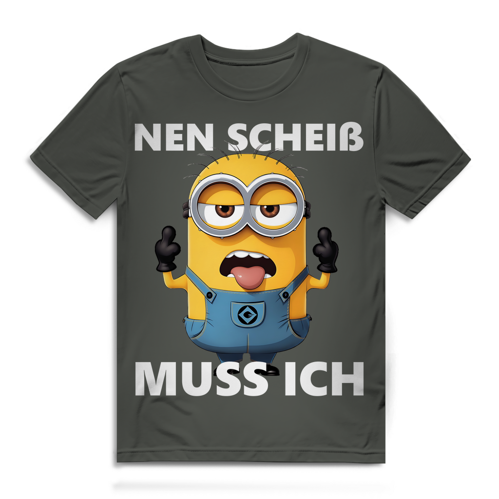 Herren Premium Bio T-Shirt Nen Scheiß Muss Ich Minion