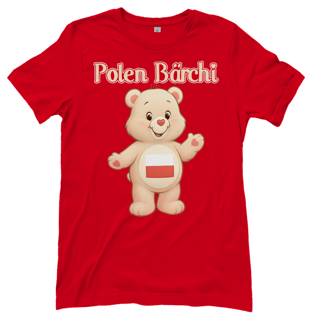 Polen Bärchi - Glücksbärchi - Damen T-Shirt Red
