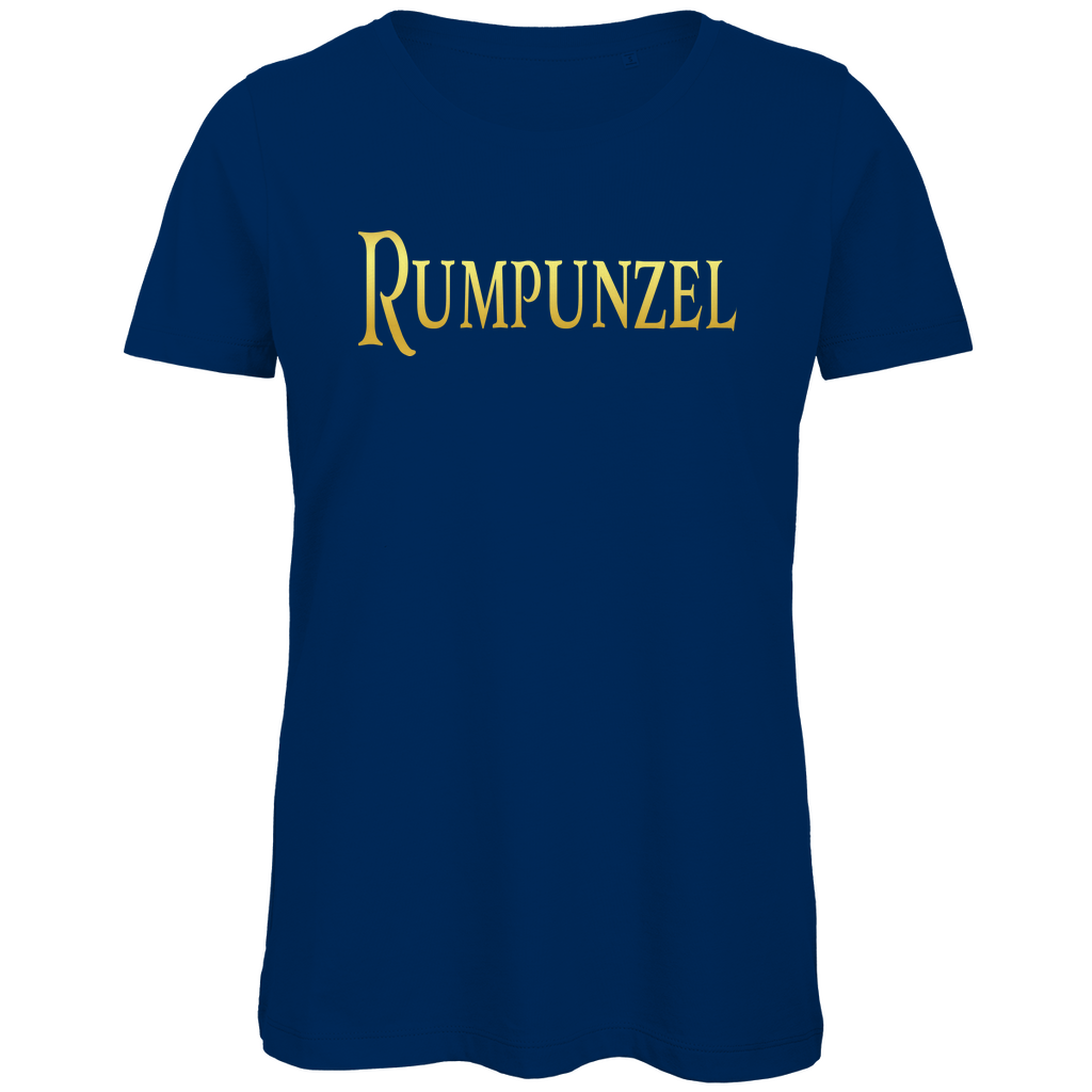 Rumpunzel - Prinzessin Gold - Damen Premium Bio T-Shirt Navy