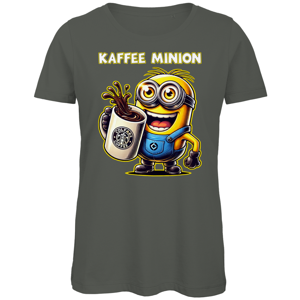 Kaffee Minion - Damen Premium Bio T-Shirt