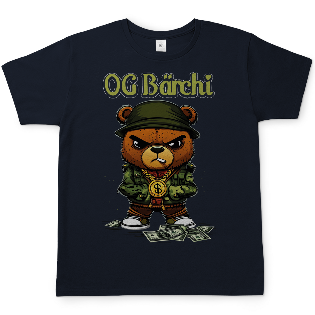 OG Bärchi - Glücksbärchi - Herren T-Shirt Navy