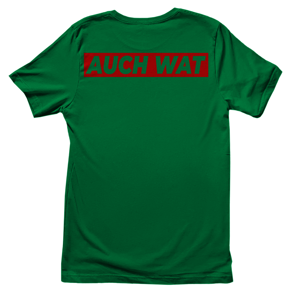 Hinten steht auch wat - Beidseitiger Druck - Damenshirt