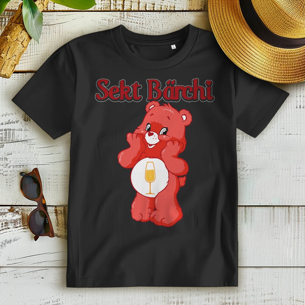 Sekt Bärchi - Glücksbärchi - Damen Premium Bio T-Shirt