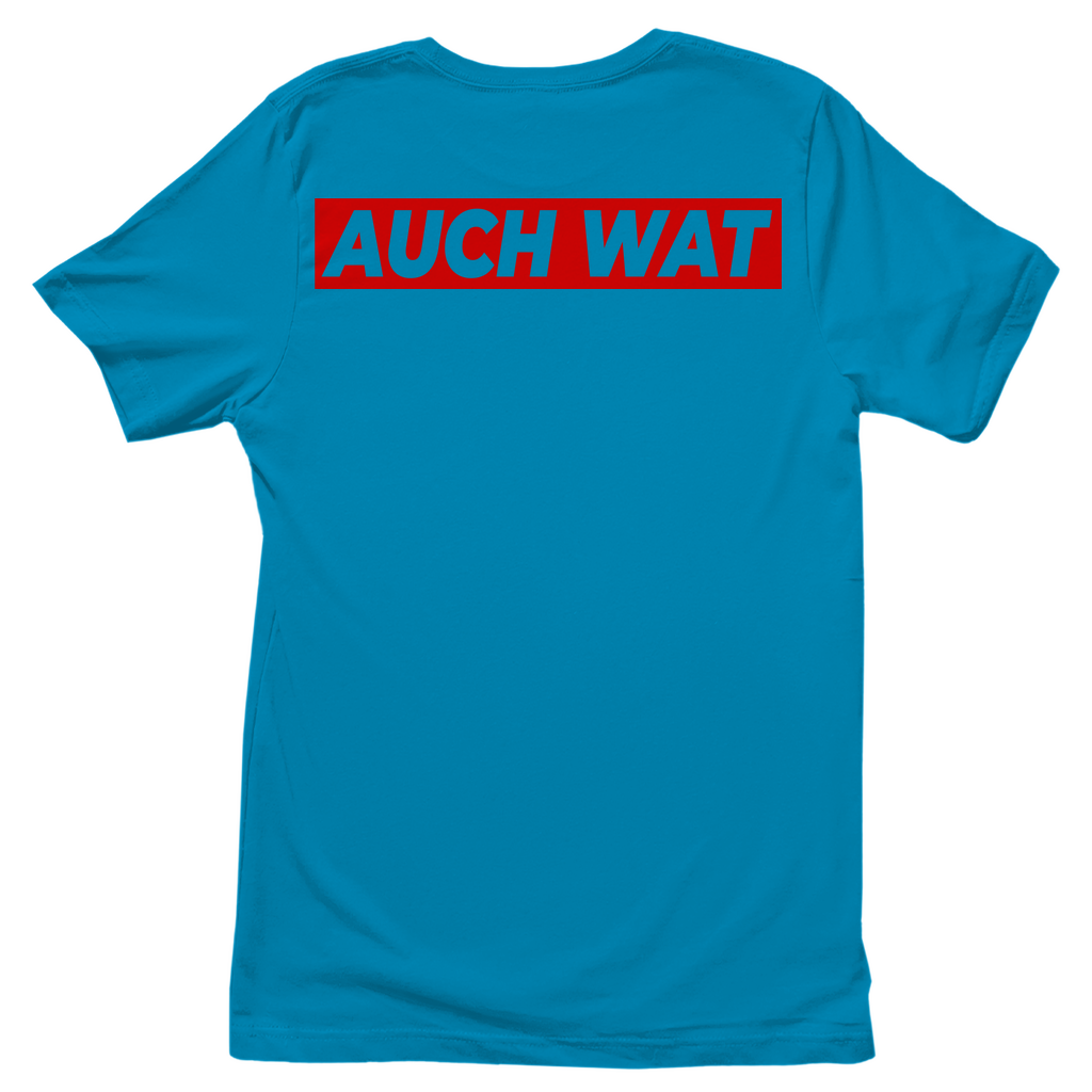 Hinten steht auch wat - Beidseitiger Druck - Damenshirt