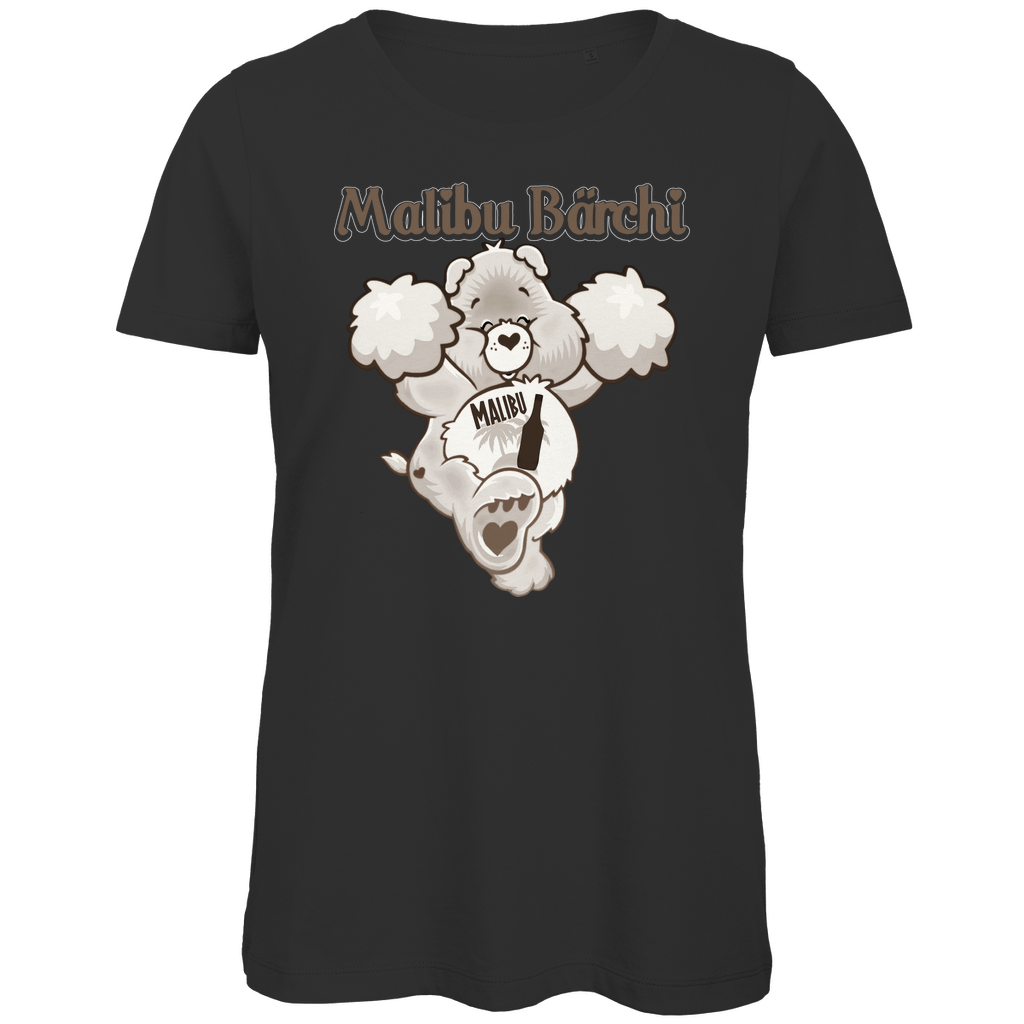 Malibu Bärchi - Glücksbärchi - Damen Premium Bio T-Shirt Black