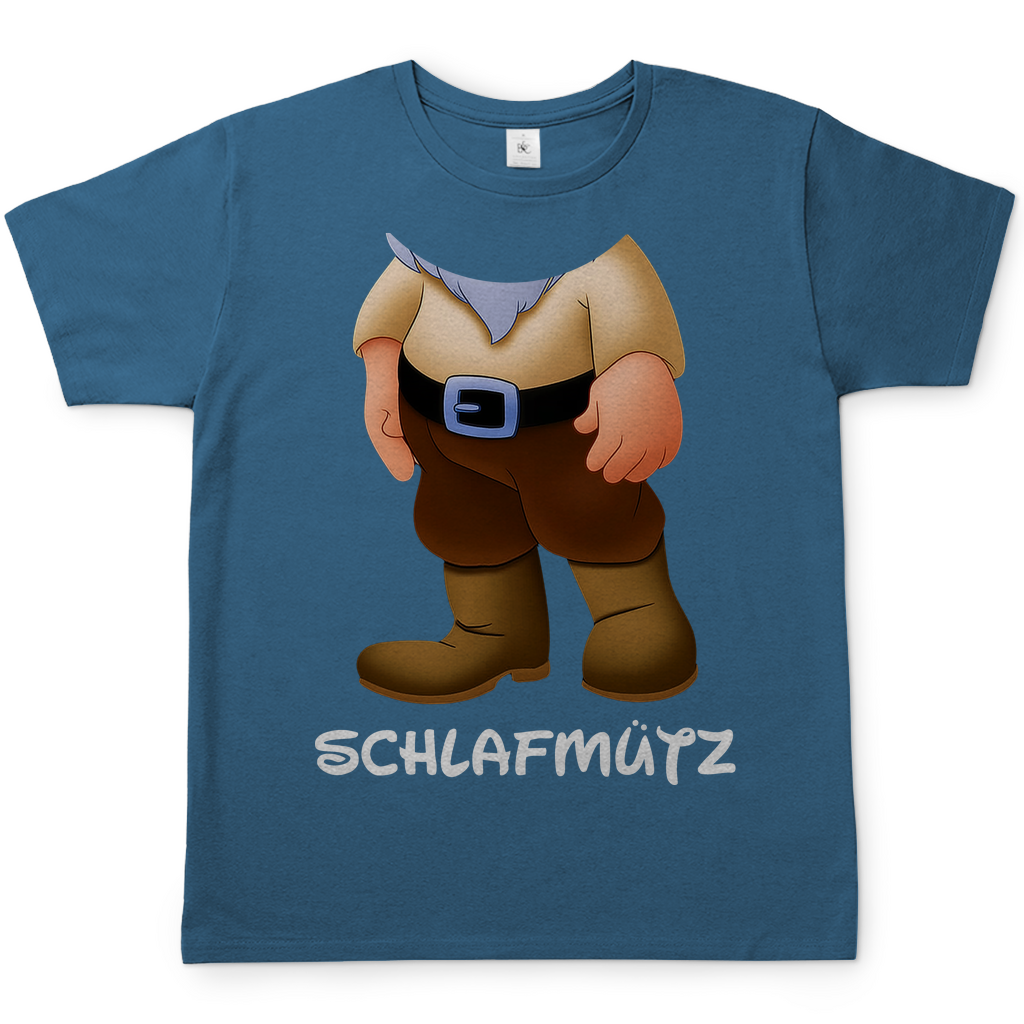 Schneewittchen und die 7 Zwerge - Schlafmütz - Herren Shirt Stone Blue