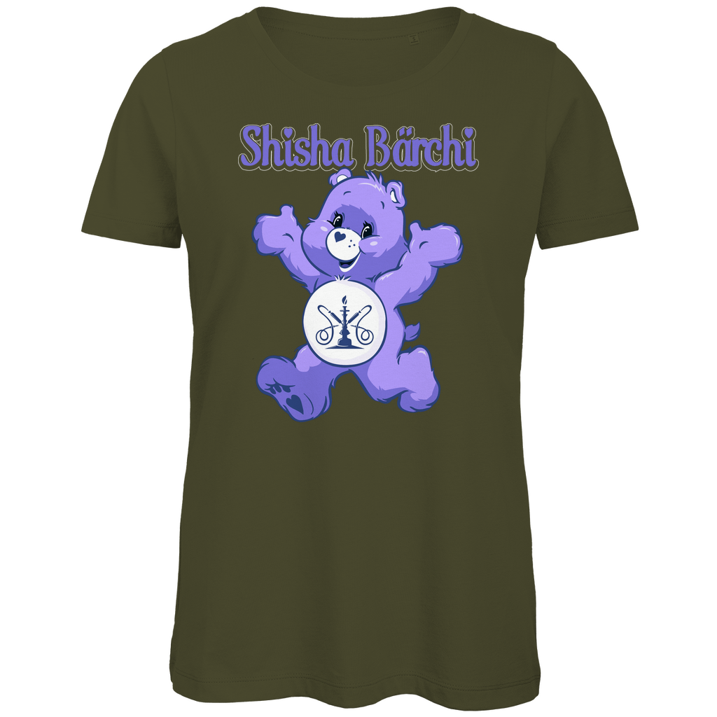 Shisha Bärchi - Glücksbärchi - Damen Premium Bio T-Shirt Khaki