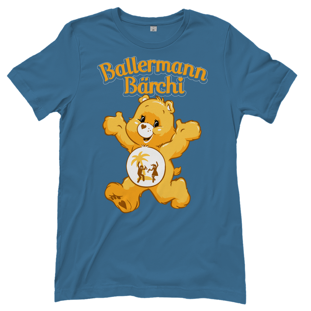 Ballermann Bärchi - Glücksbärchi - Damenshirt Stone Blue