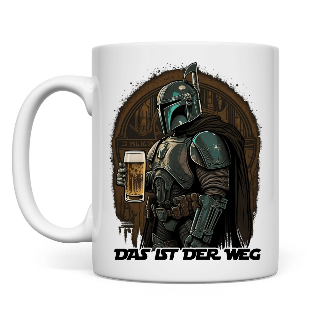 Das ist der Weg Mandalorianer Bier - Tasse White