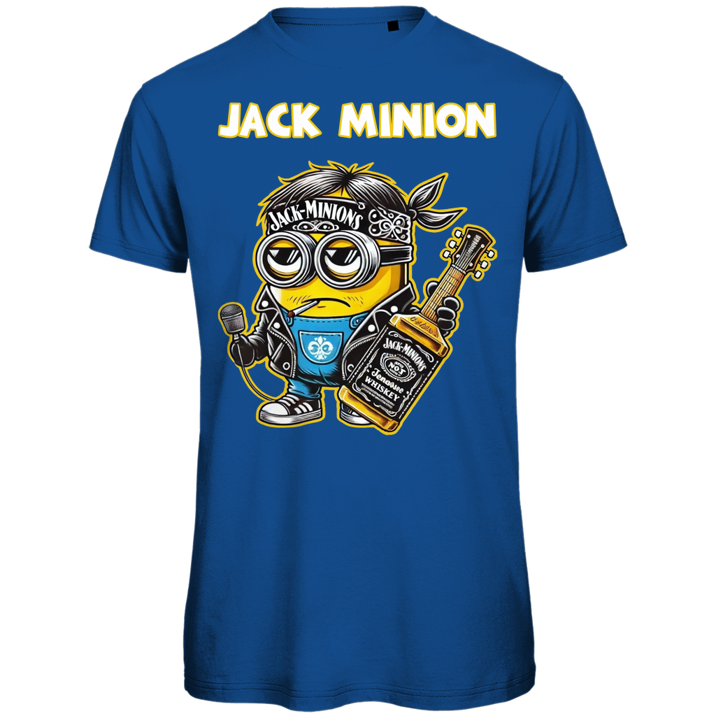 Jack Minion Herren T-Shirt - Bio Baumwolle, Lustiges Design, Jack Daniels Stil, Premium Qualität