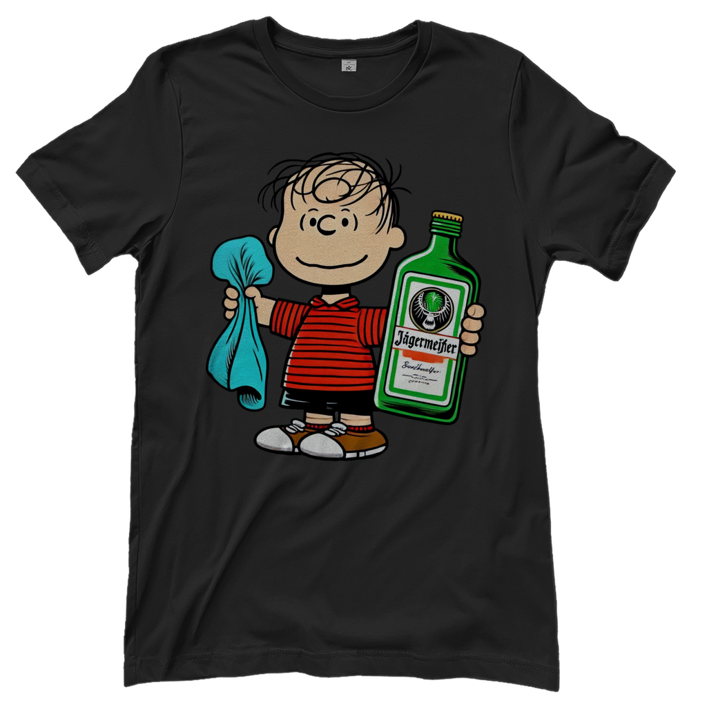 Linus van Pelt mit Jäger - Die Peanuts - Damenshirt
